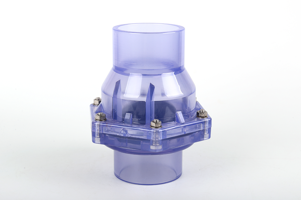 新河透明翻板式止回阀